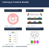 Coloring & Creative Bundle printable activity preview for kids