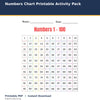 Numbers Chart Printable Activity Pack printable activity preview for kids