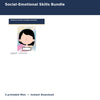 Social-Emotional Skills Bundle printable activity preview for kids