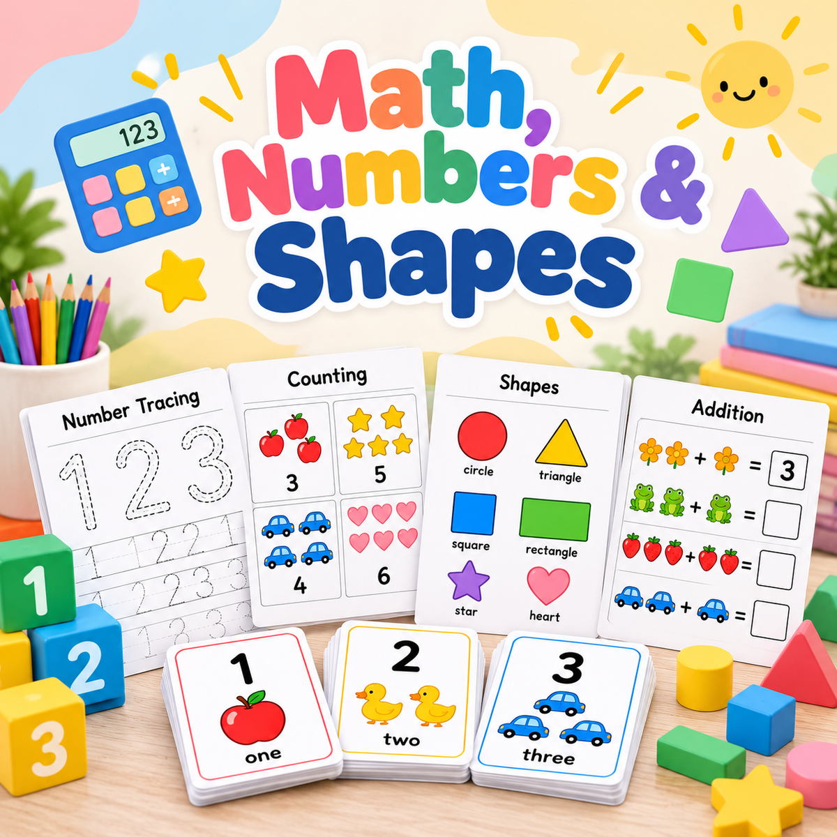 Math, Numbers & Shapes