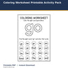 Coloring Worksheet Printable Activity Pack printable activity preview for kids