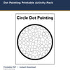 Dot Painting Printable Activity Pack printable activity preview for kids