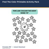 Find The Color Printable Activity Pack printable activity preview for kids