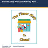 Flower Shop Printable Activity Pack printable activity preview for kids