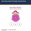 How Many Sides? Shape Activity Pack printable activity preview for kids