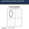 Learning Shapes Printable Activity Pack printable activity preview for kids