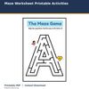 Maze Worksheet Printable Activities printable activity preview for kids