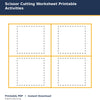 Scissor Cutting Worksheet Printable Activities printable activity preview for kids